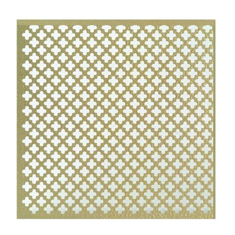 cloverleaf metal sheet|decorative sheet metal home depot.